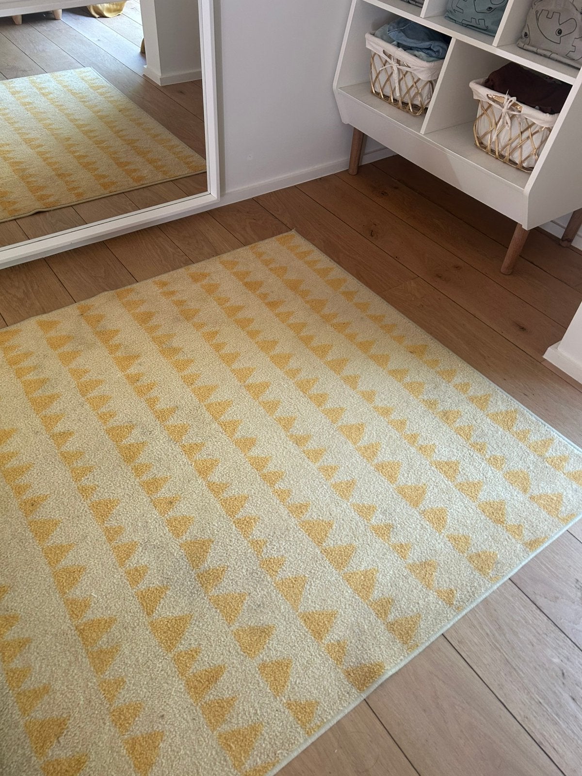 Tapijt, Ophalen, Gebruikt, 100 tot 150 cm, Geel