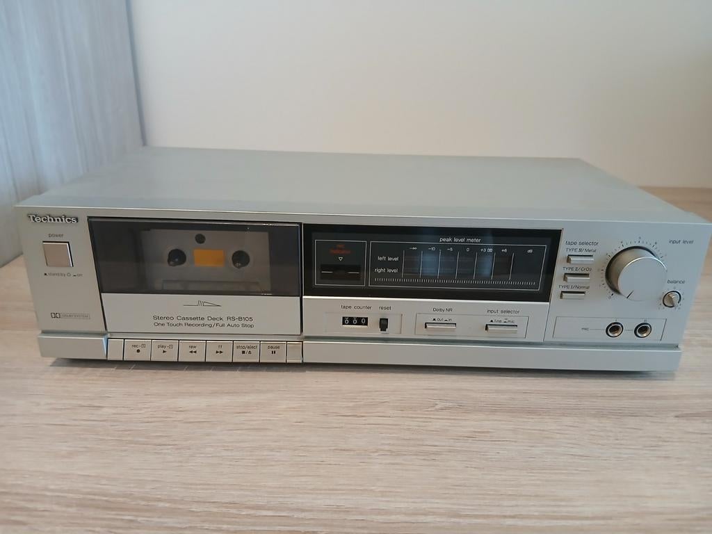 Technics cassettedeck RS-B105, Enlèvement