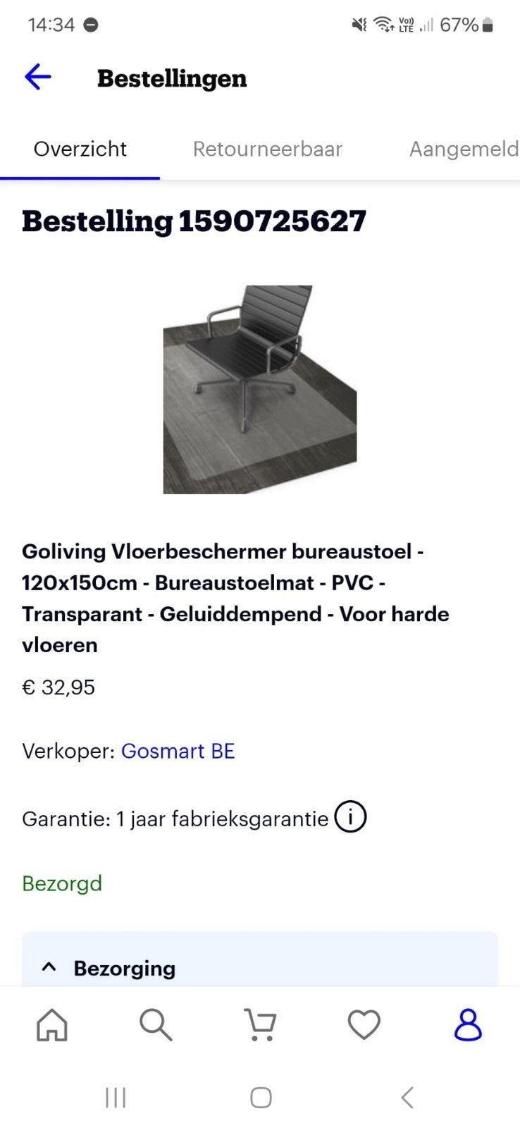 protecteur de sol en plastique dur, Enlèvement, Tapis