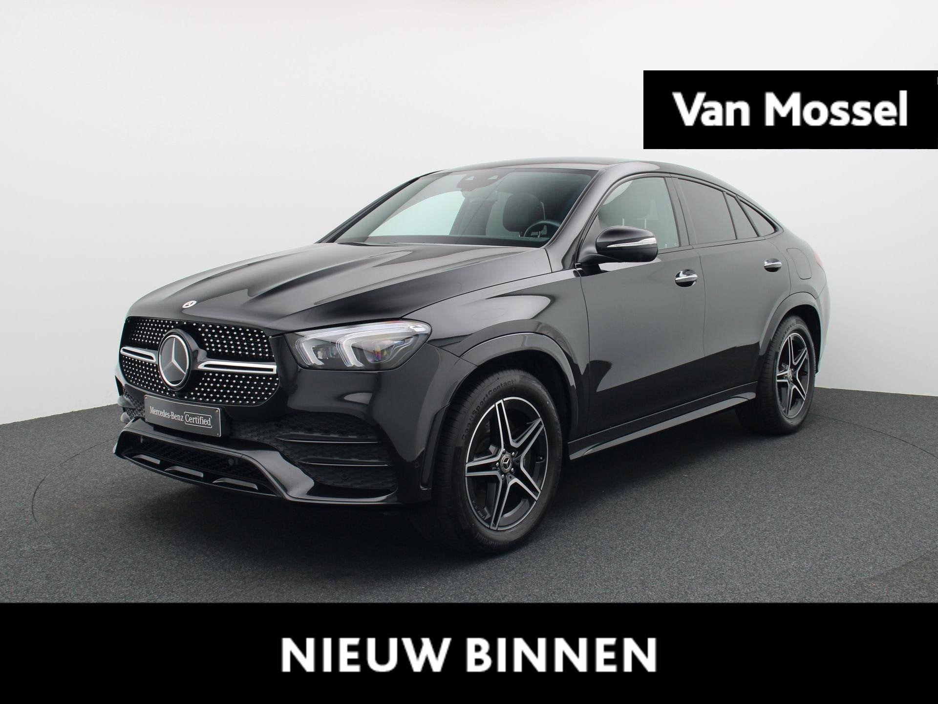 Mercedes-Benz GLE Coupé 350 e 4M AMG LINE + LEDER + BURMEST, Auto's, Dealer onderhouden, Gebruikt, Zwart, Plug-in hybride