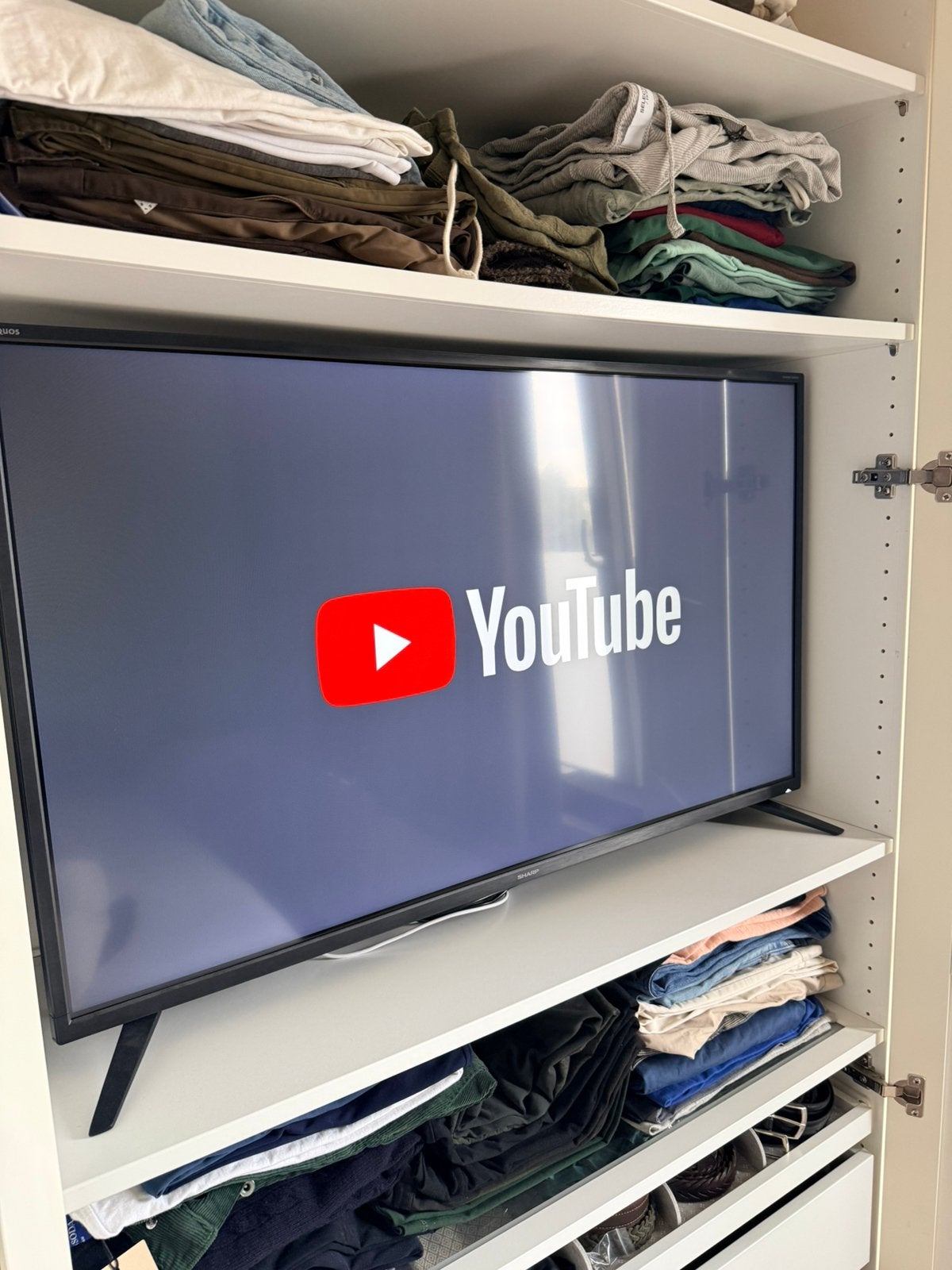 TV Sharp, Audio, Tv en Foto, Ophalen, Zo goed als nieuw, Sharp, Smart TV