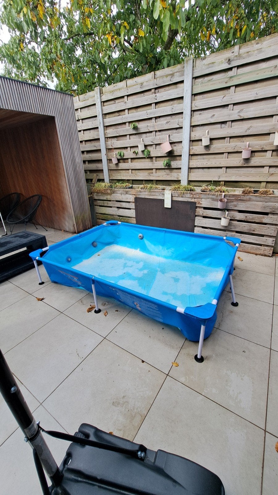 Bestaat zwembad., Tuin en Terras, Ophalen