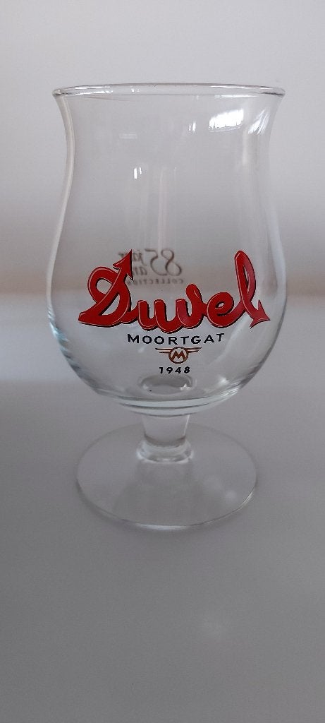 Duvel jubileumglas uit de 85 jaar collectie van 4 stuks 2008, Collections, Enlèvement ou Envoi, Neuf, Verre ou Verres, Duvel