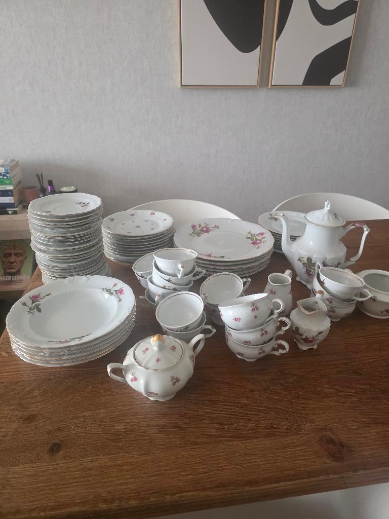 Servies Bavaria porselein, Ophalen