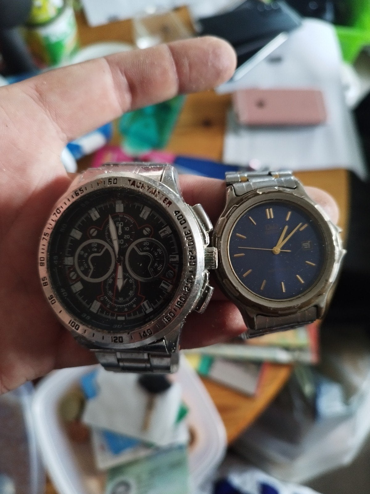 2 horloges, Handtassen en Accessoires, Horloges | Dames, Ophalen