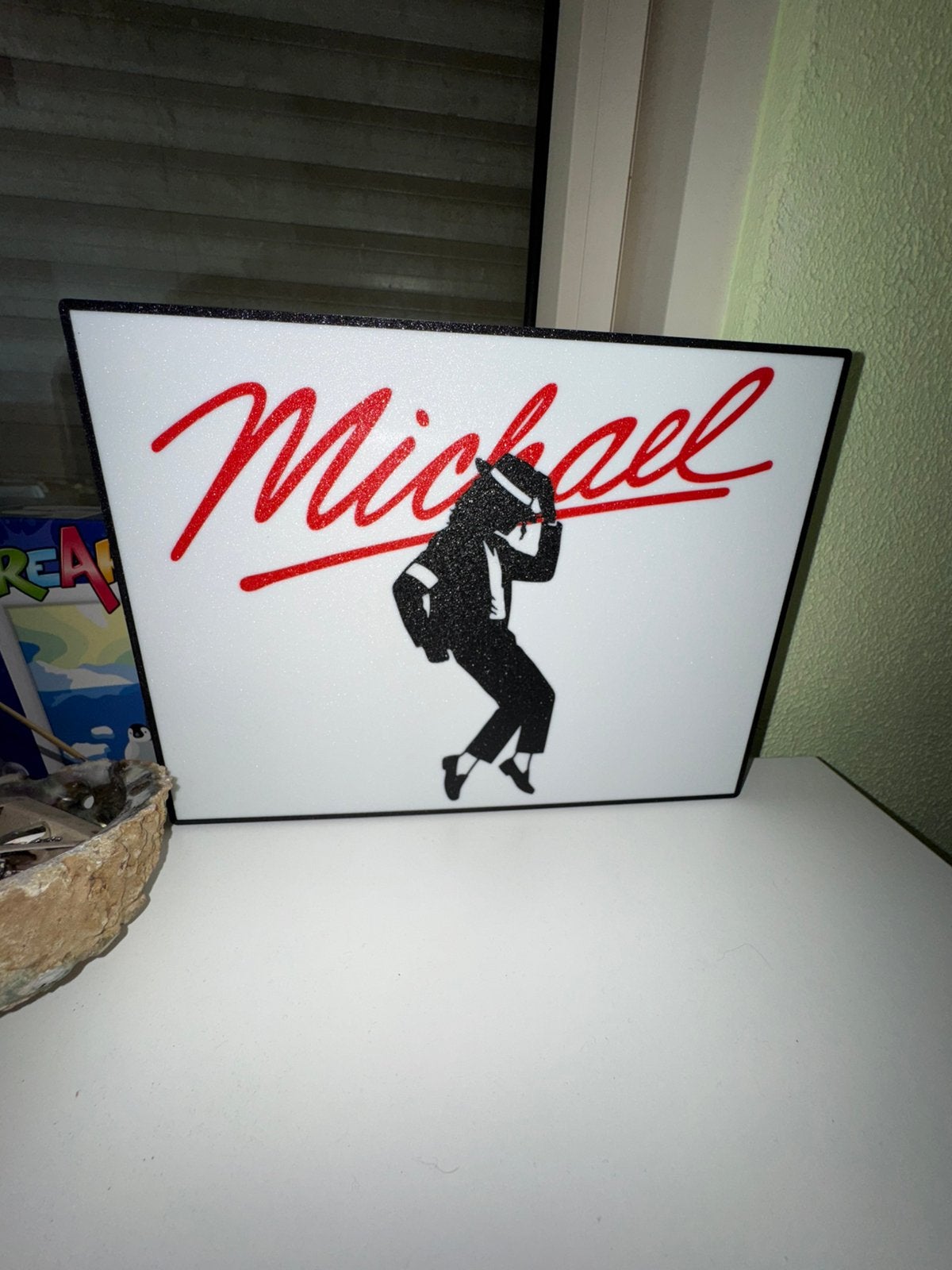 Michael Lightbox - USB Aansluiting 25 x 15 cm, Verzamelen, Verzenden, Nieuw, Reclamebord
