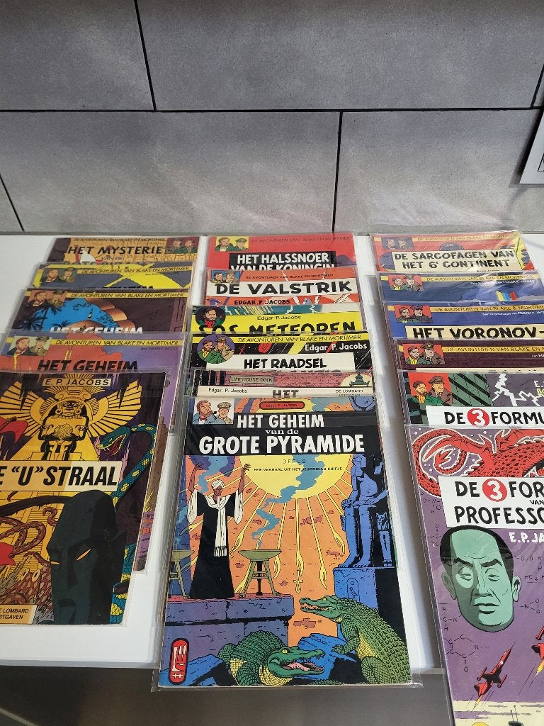 Blake en Mortimer strips, Boeken, Meerdere stripboeken, Ophalen of Verzenden, Zo goed als nieuw