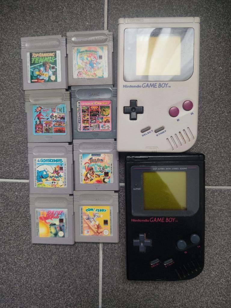 Nintendo game boy, Ophalen of Verzenden, Gebruikt, Game Boy Classic, Met games