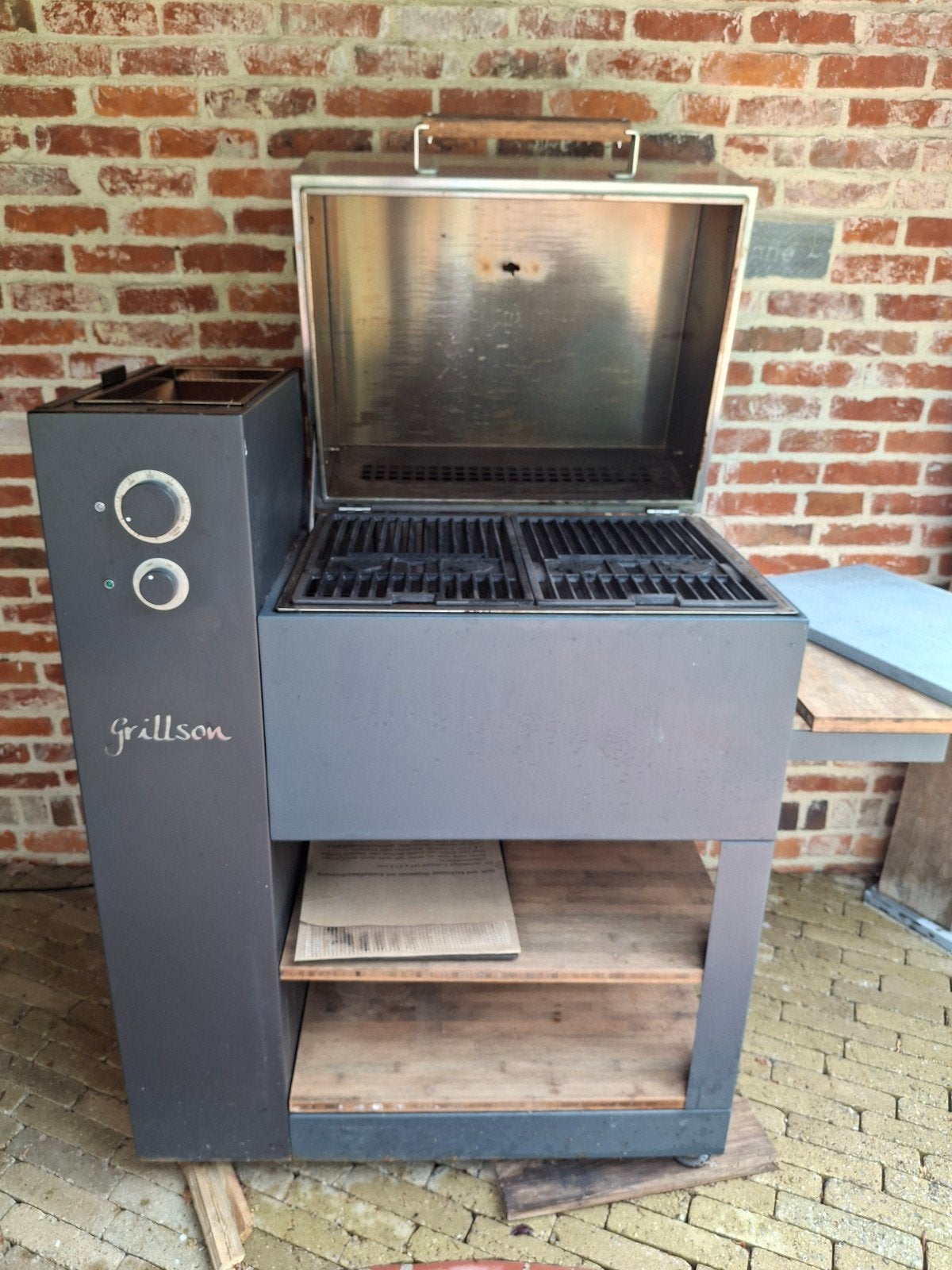 Barbecue op pellets, Ophalen