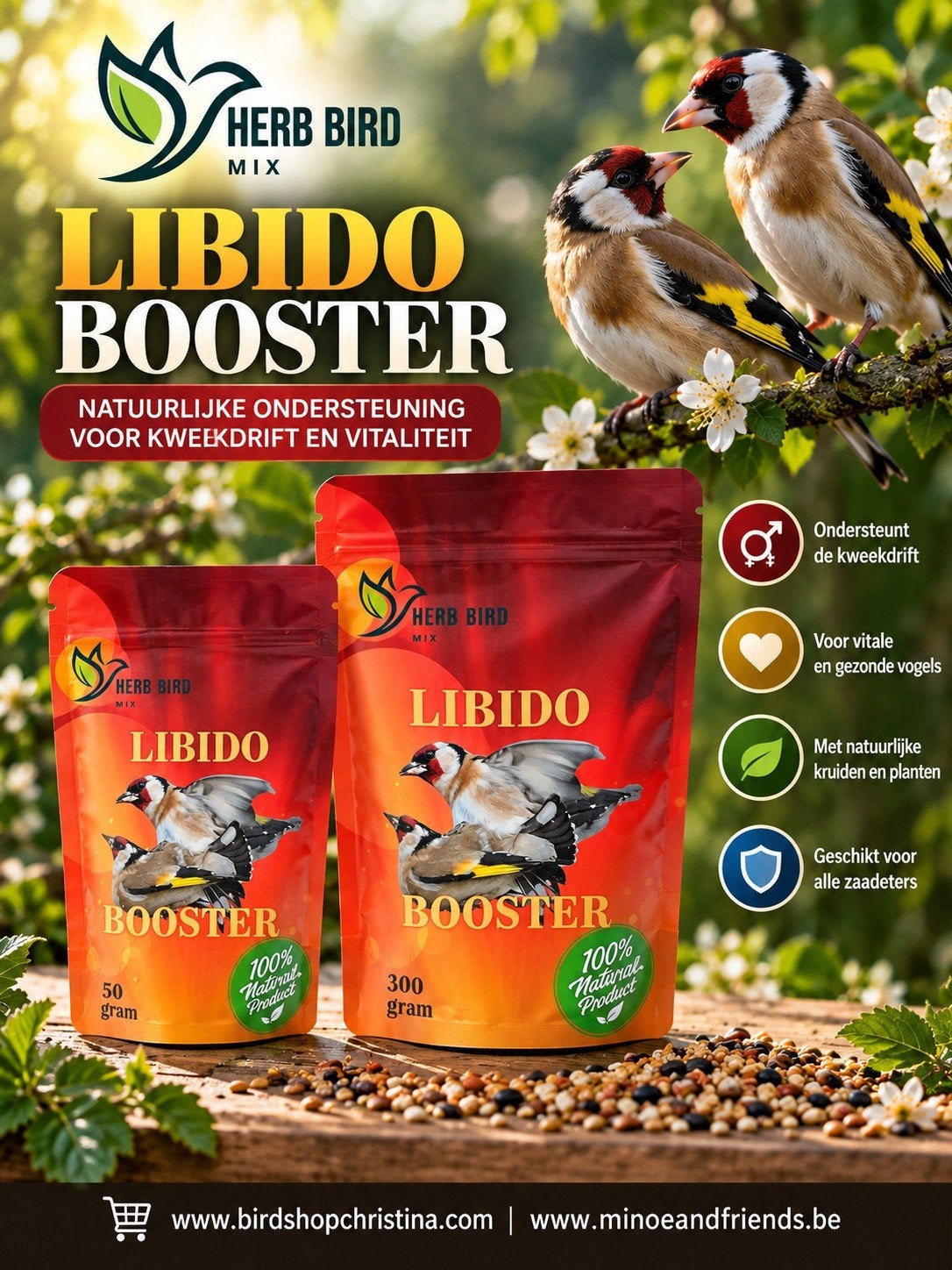 Booster de libido - Herb Bird Mix, Animaux & Accessoires, Enlèvement, Oiseau