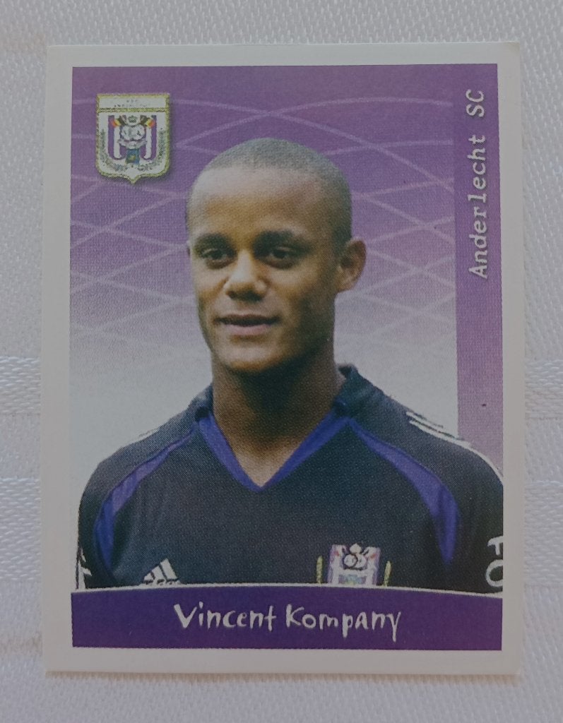 Autocollant Vincent Kompany - Pro League 2018-2019, Enlèvement ou Envoi, Comme neuf, Autocollant