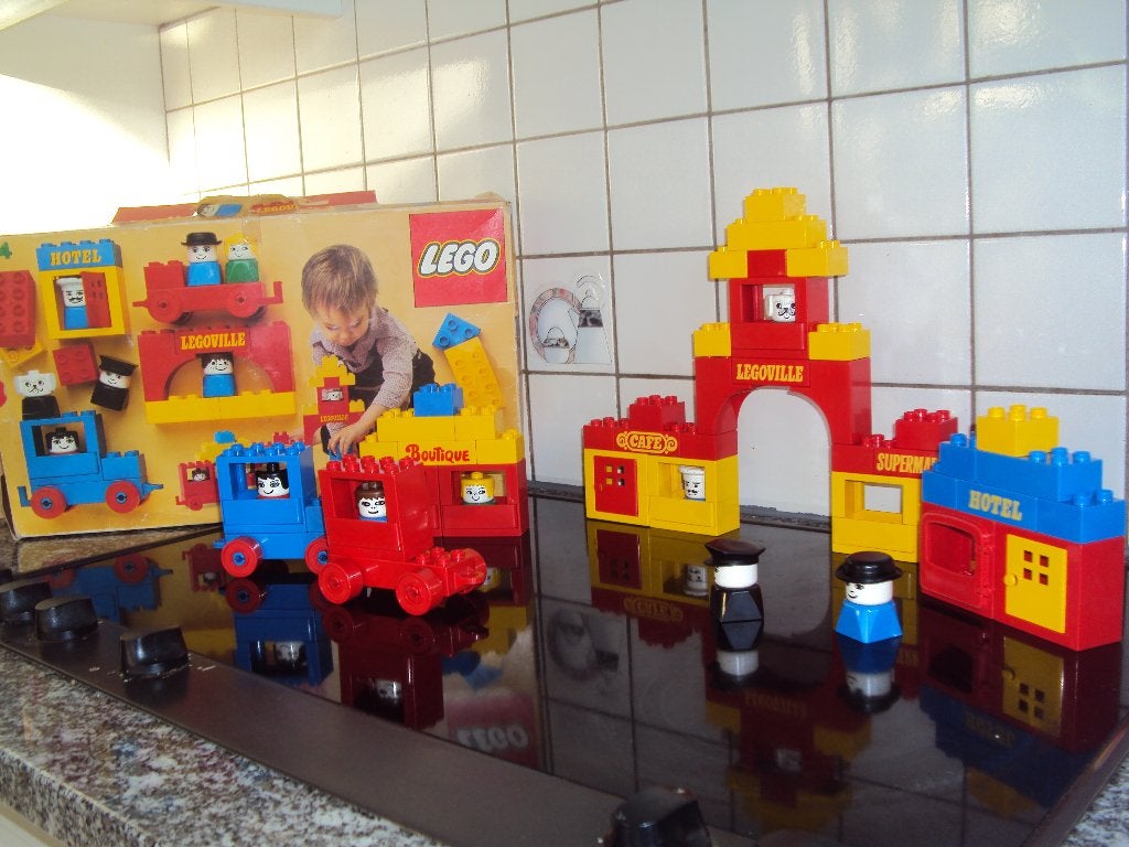 LEGO DUPLO Town Set 524*VINTAGE* Van 1977!!!Uniek set!!!, Enlèvement ou Envoi, Duplo