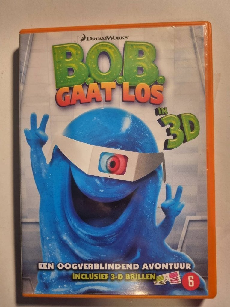 Bob Gaat Los In 3D Inclusief 3D Brillen, Ophalen of Verzenden, Gebruikt