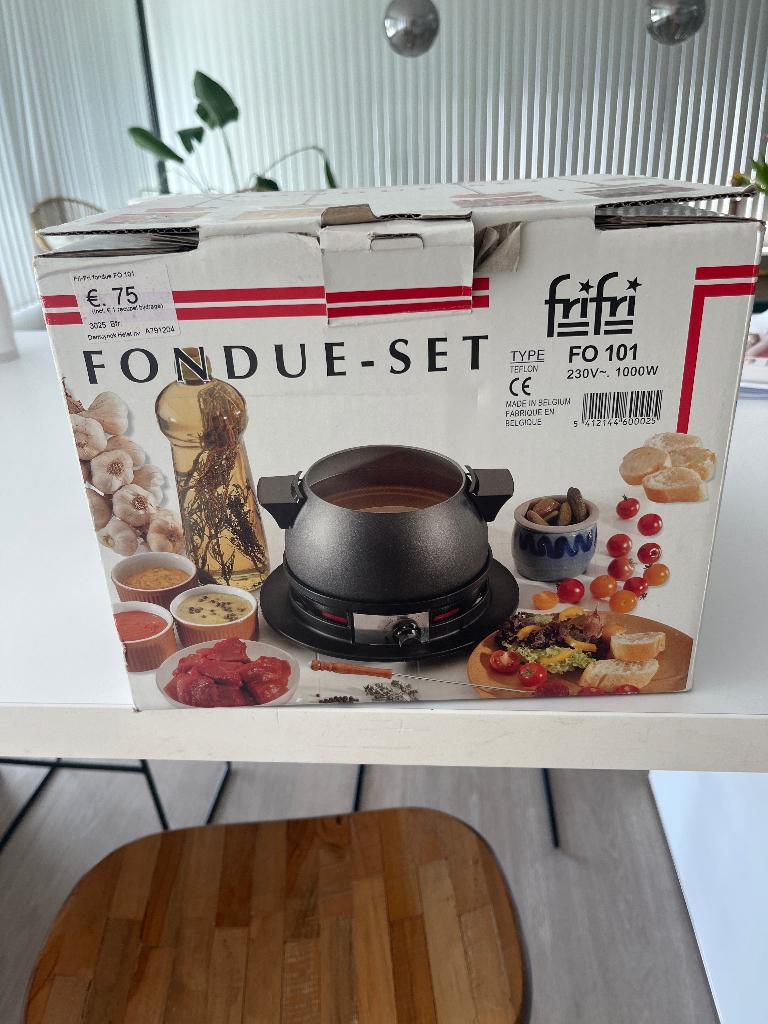Fondue set, Ophalen, Zo goed als nieuw, Elektrisch, Fondueset