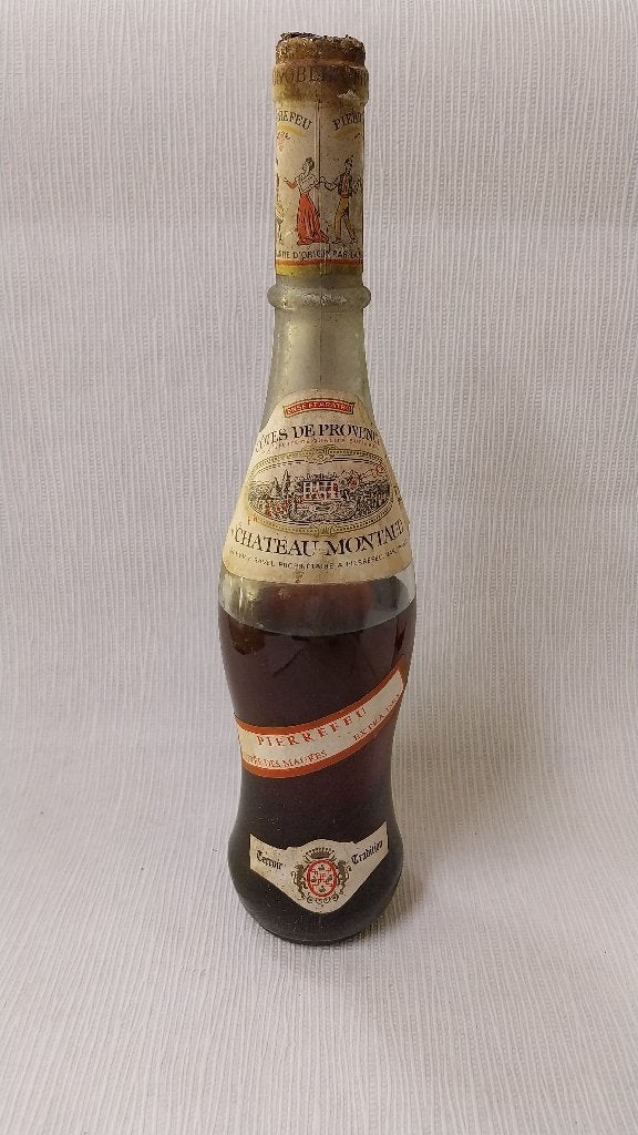 Fles Chateau Montaud, Verzamelen, Ophalen of Verzenden, Gebruikt