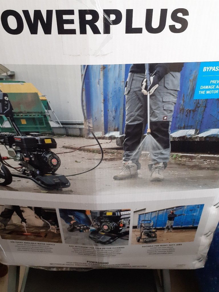 TE KOOP HOGEDRUKREINIGER 225 BAR, Ophalen of Verzenden, Zo goed als nieuw, Benzine