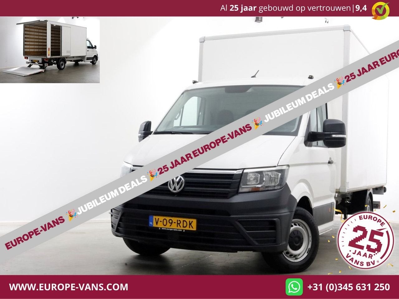 Volkswagen Crafter 35 2.0 TDI 140pk Bakwagen met laadklep en, Auto's, Bestelwagens en Lichte vracht, Electronic Stability Program (ESP)