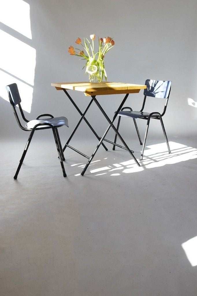 Tables pliantes à la française, tables de bistrot, tables, Enlèvement