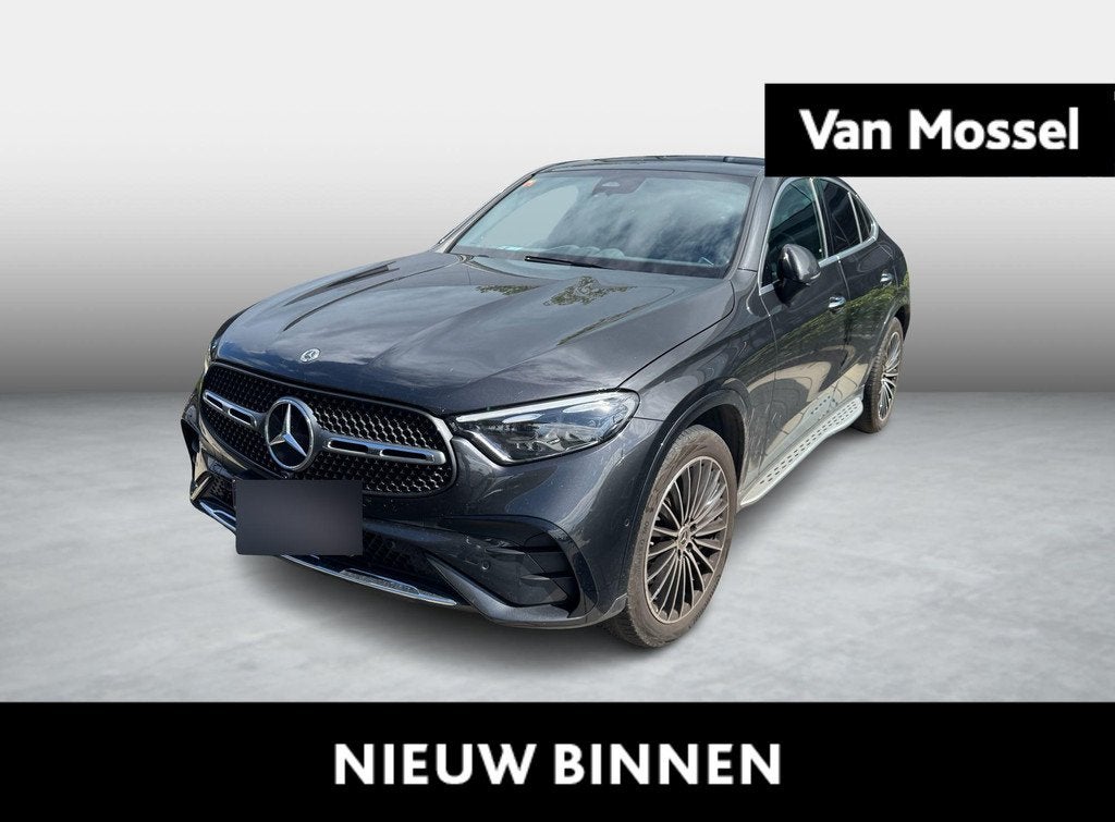 Mercedes-Benz GLC 220 d Coupé AMG Line + AIRMATIC + LEDER +, Auto's, Mercedes-Benz, Bedrijf, Te koop, GLC Coupé, 360° camera, 4x4