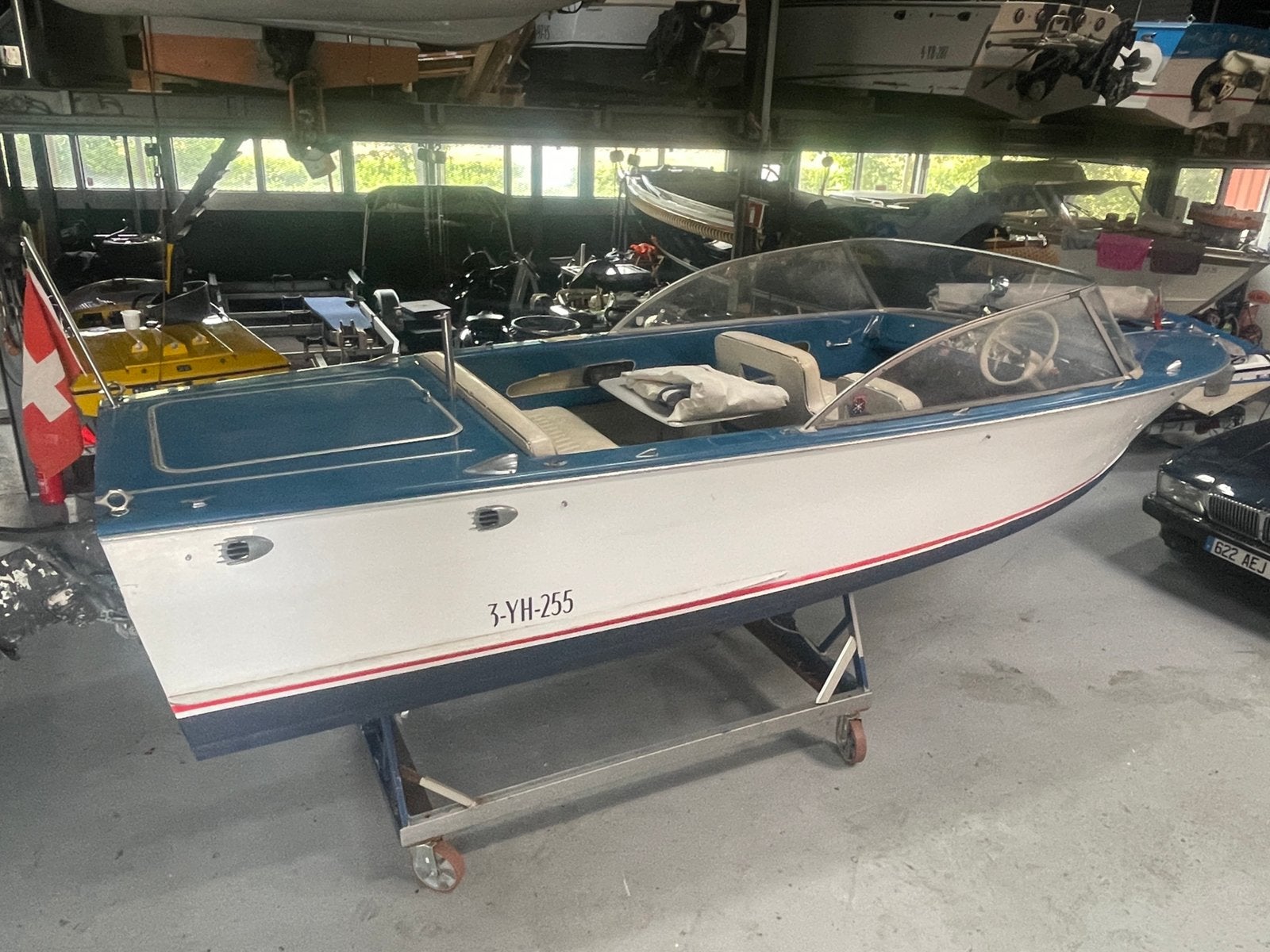 Guggisberg Silbermowe Alumaboot, Watersport en Boten, Ophalen, Overige merken, Gebruikt, Binnenboordmotor