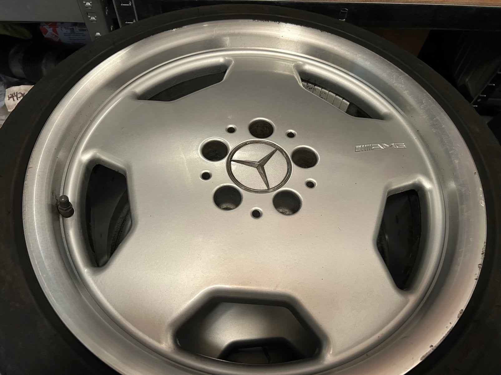 18 inch AMG Monoblock Styling breedset R129 W124 W210 velgen, Autos : Pièces & Accessoires, Enlèvement, Utilisé, 18 pouces, Pneus et Jantes