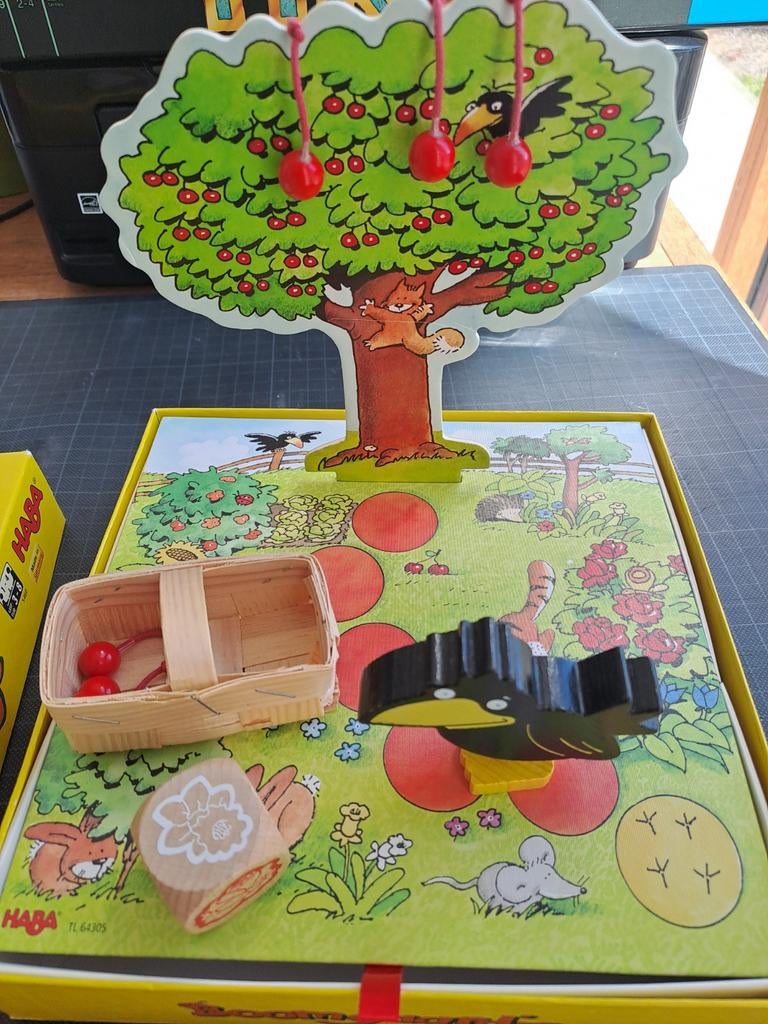 Boomgaardje gezelschapspel, Ophalen