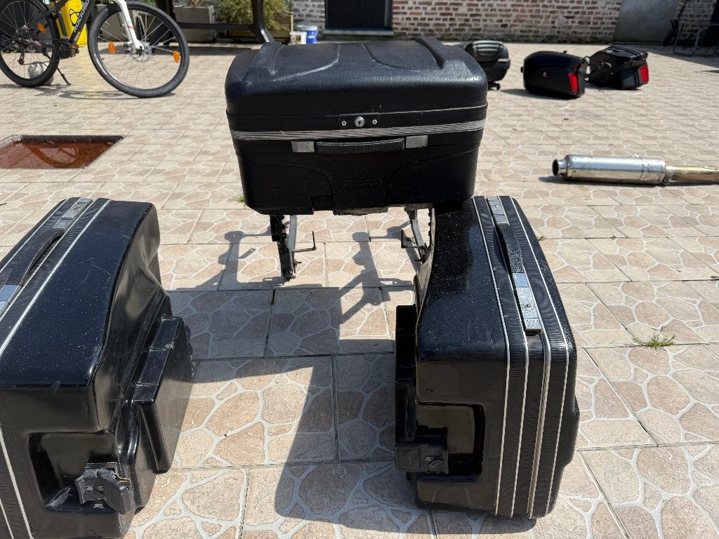 Valise Moto universelle Vintage, Motos, Enlèvement, Utilisé