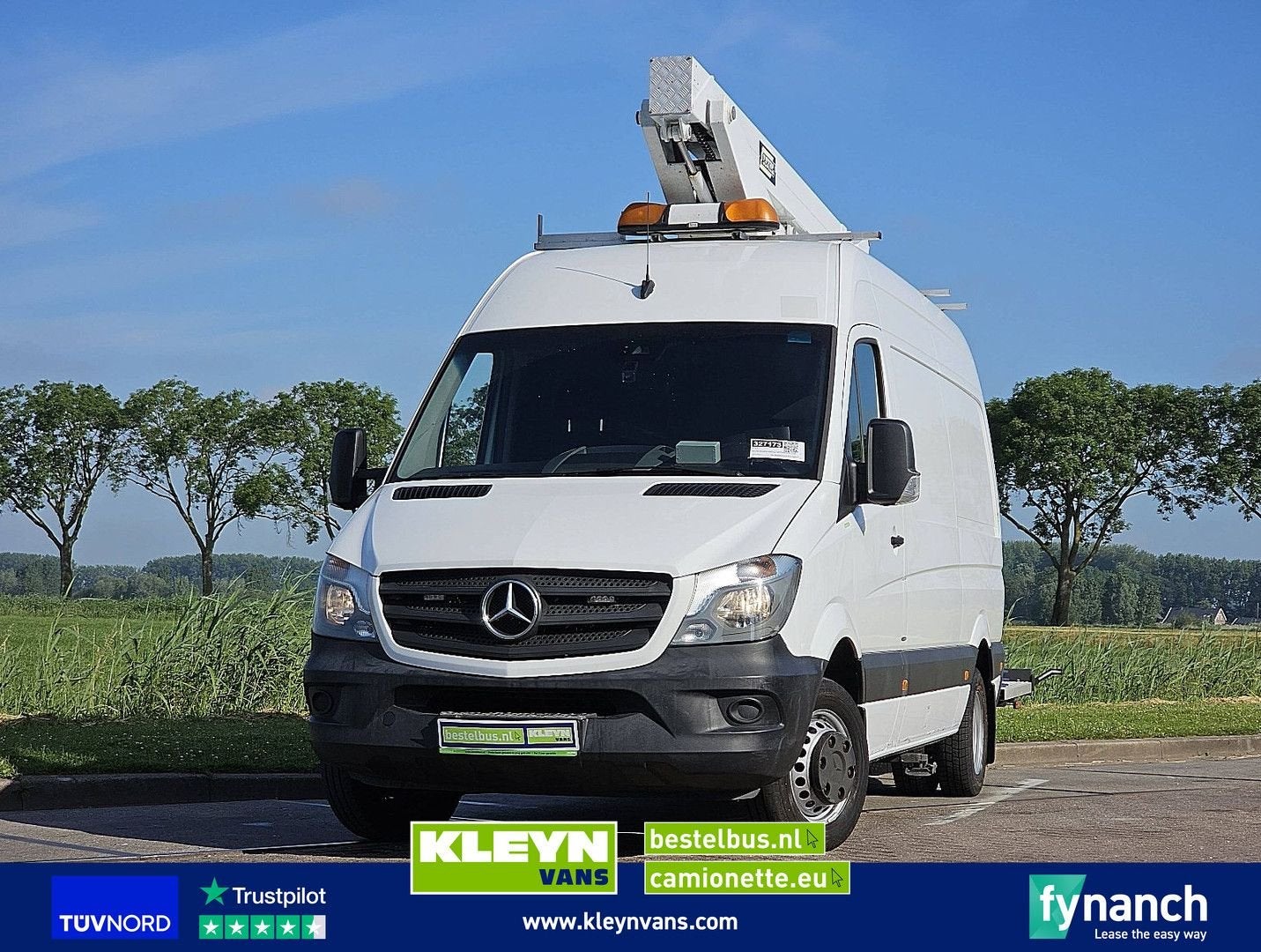 Mercedes-Benz SPRINTER 516 Hoogwerker EURO6, Parkeercamera, Wit, Mercedes-Benz, Bedrijf
