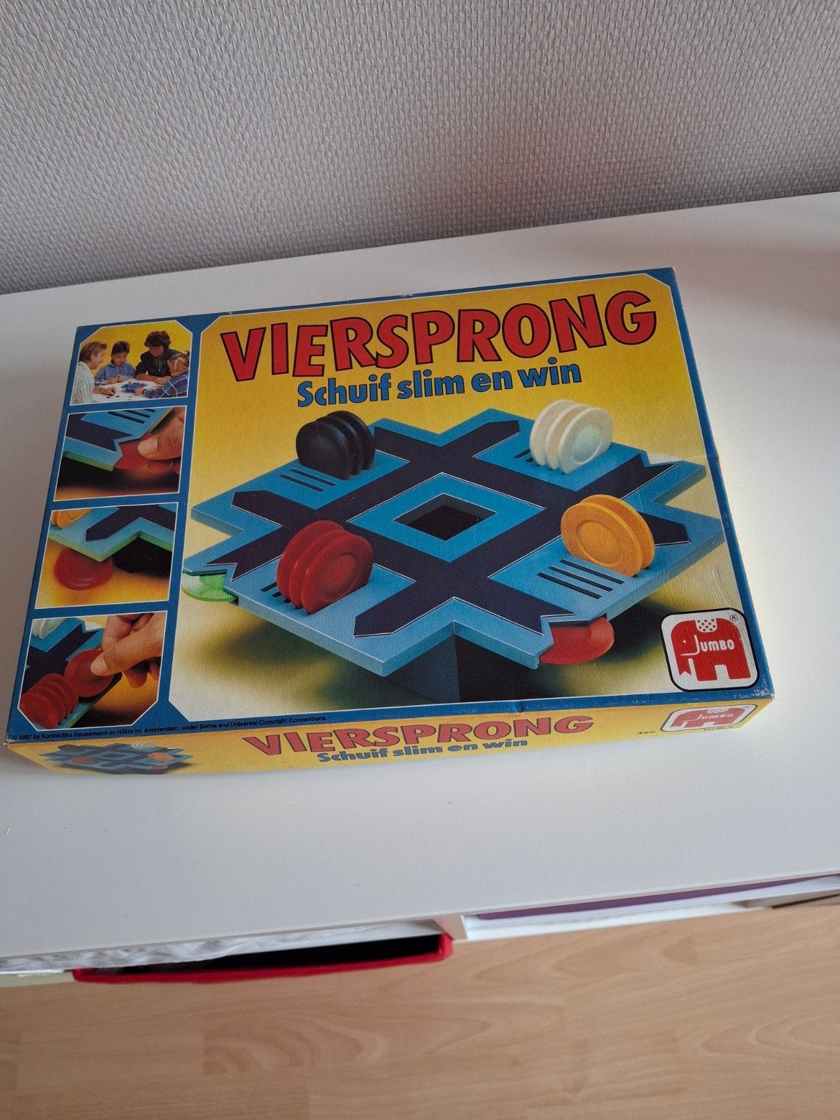 Gezelschapsspel Viersprong, Ophalen