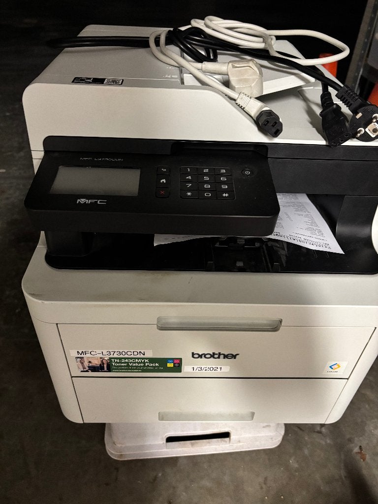 Brother printer MFC-L3730CDN Colour Laser, Ophalen, Niet werkend