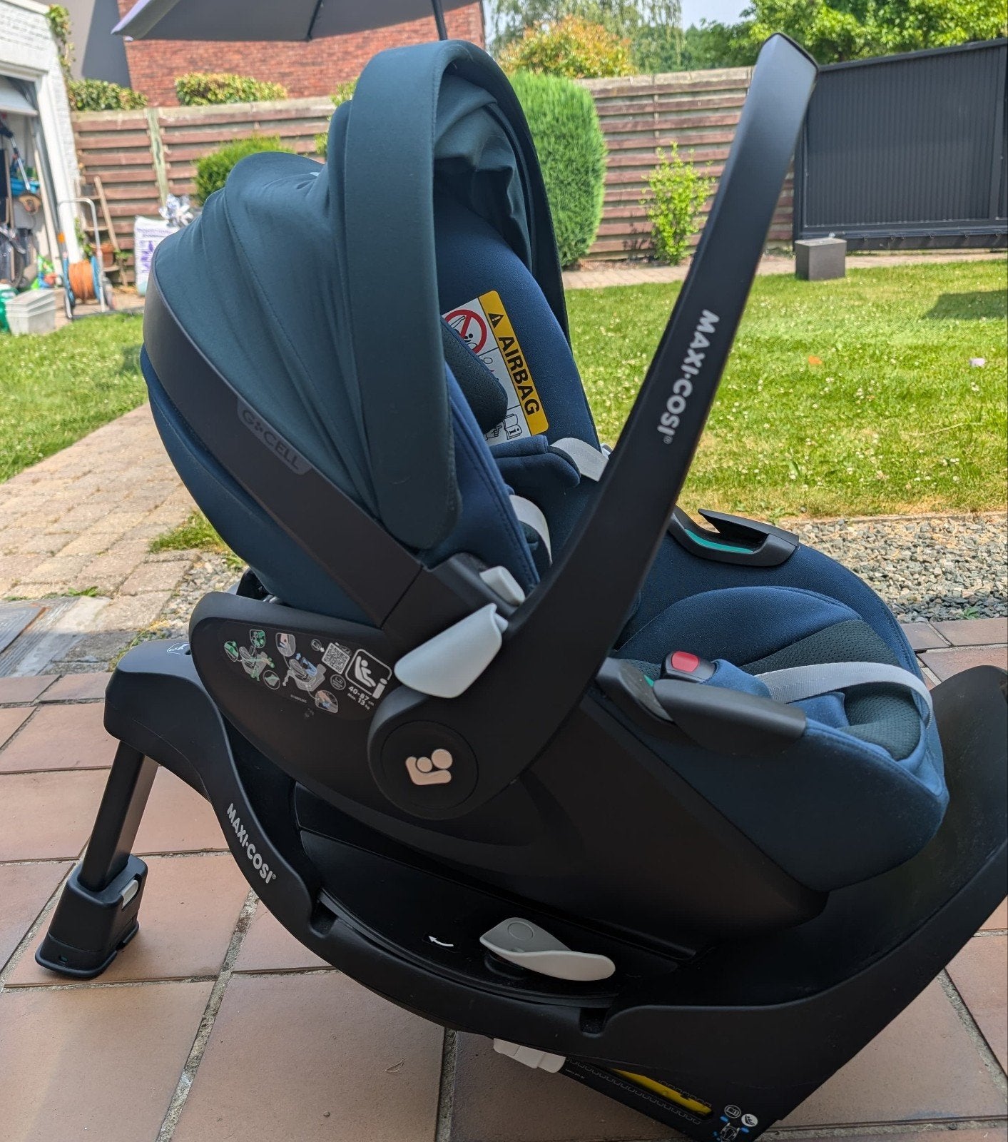 Maxi Cosi Pebble 360 Pro² groen + Family fix 360, Ophalen