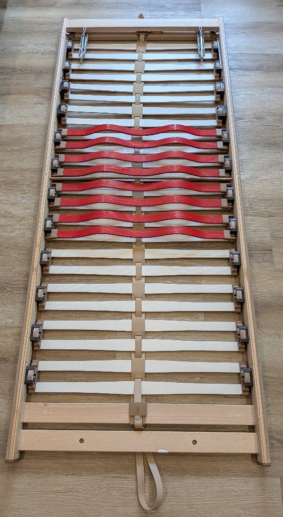 sommier 80*200 swissflex, Huis en Inrichting, Slaapkamer | Matrassen en Bedbodems, Ophalen, Gebruikt, 90 cm, Eenpersoons