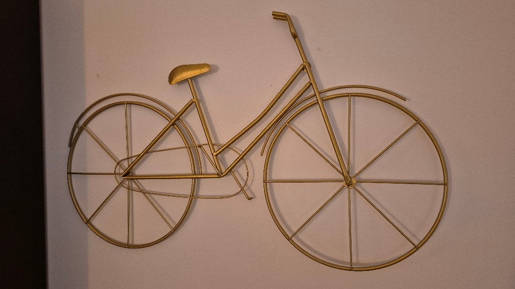 Decoratieve muurfiets, Ophalen