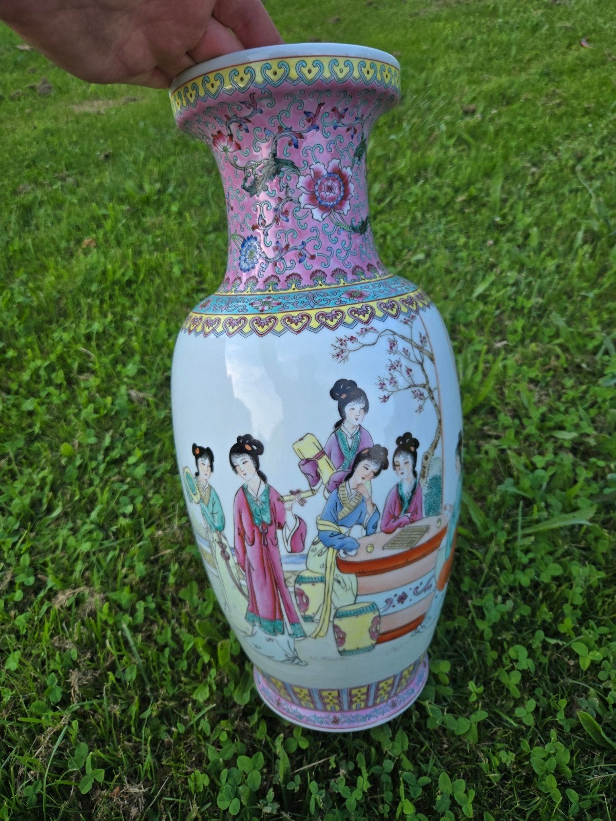 Vintage Chineese vaas, Antiek en Kunst, Ophalen of Verzenden
