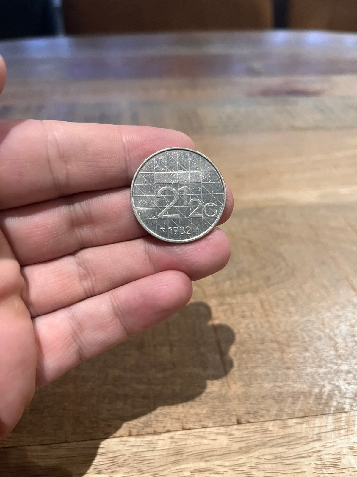 Nederland 2 1/2 gulden 1982 AU-55, Ophalen of Verzenden, Munten en Bankbiljetten