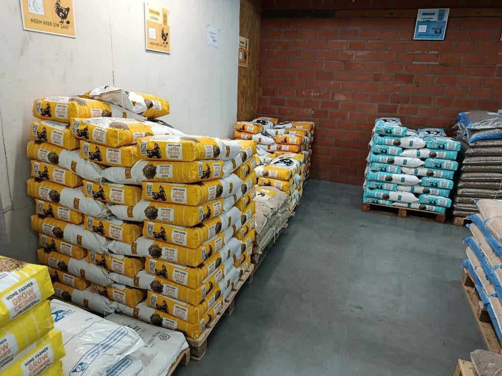 konijnenkorrels en muesli