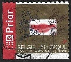 1 Postzegel België 2006 Feest van de Postzegel (II), Ophalen of Verzenden, Gestempeld, 1e dag stempel, Gestempeld