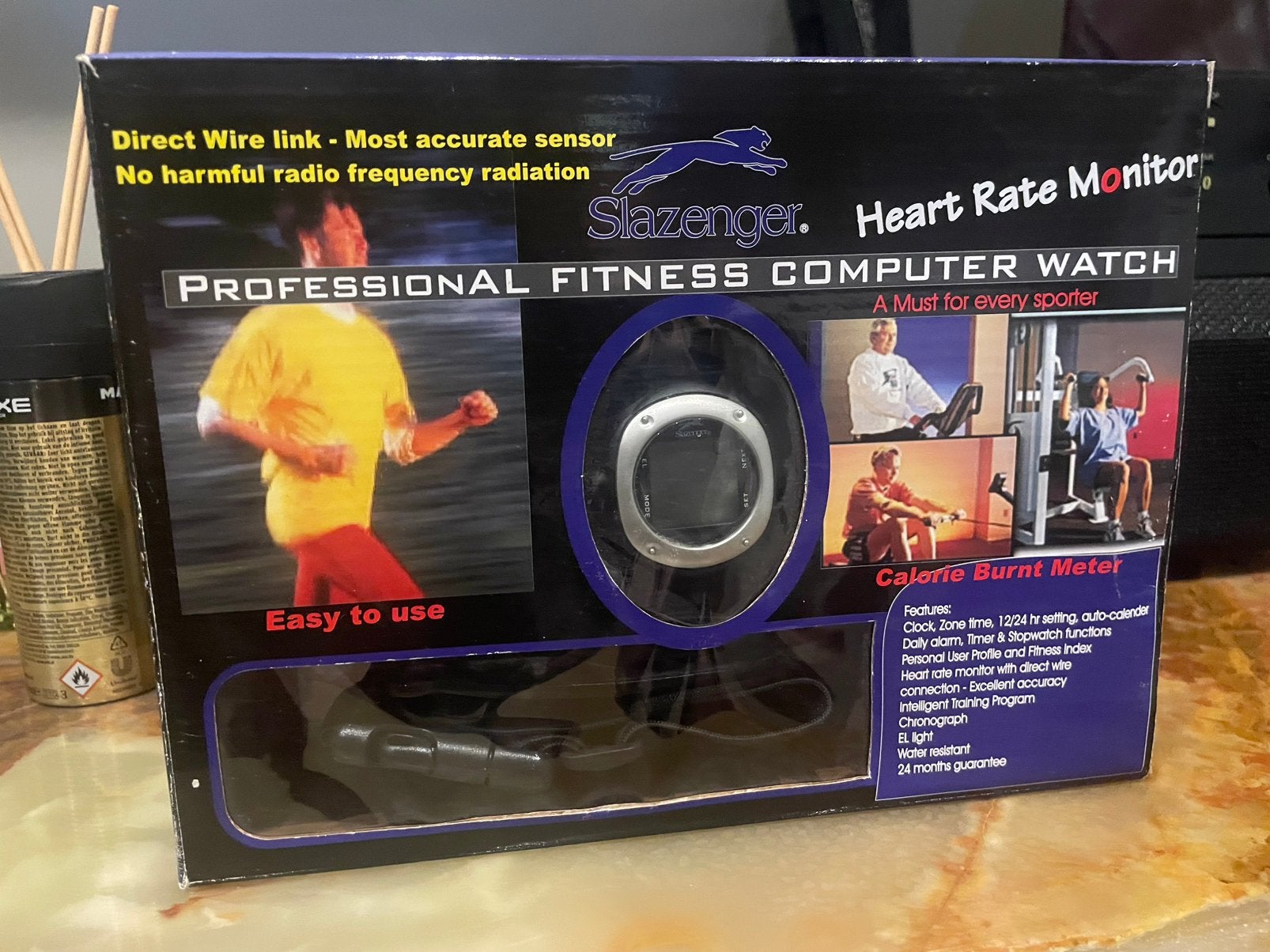 Slazenger Professional Fitness Computer Watch –nieuw in doos, Ophalen, Zo goed als nieuw
