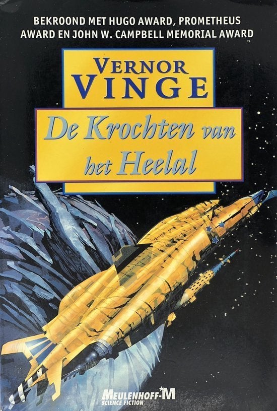 Te Koop Boek DE KROCHTEN VAN HET HEELAL Vernor Vinge, Boeken, Ophalen of Verzenden, Gelezen, Vernor Vinge