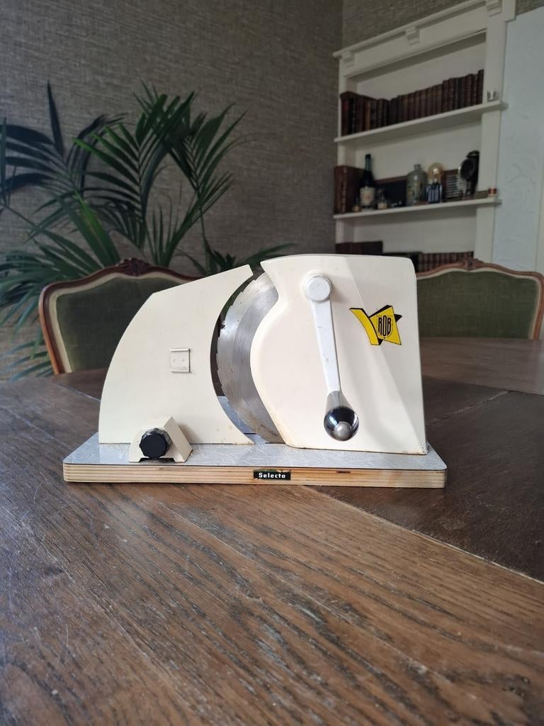 Vintage broodsnijmachine ROB, Antiek en Kunst, Ophalen