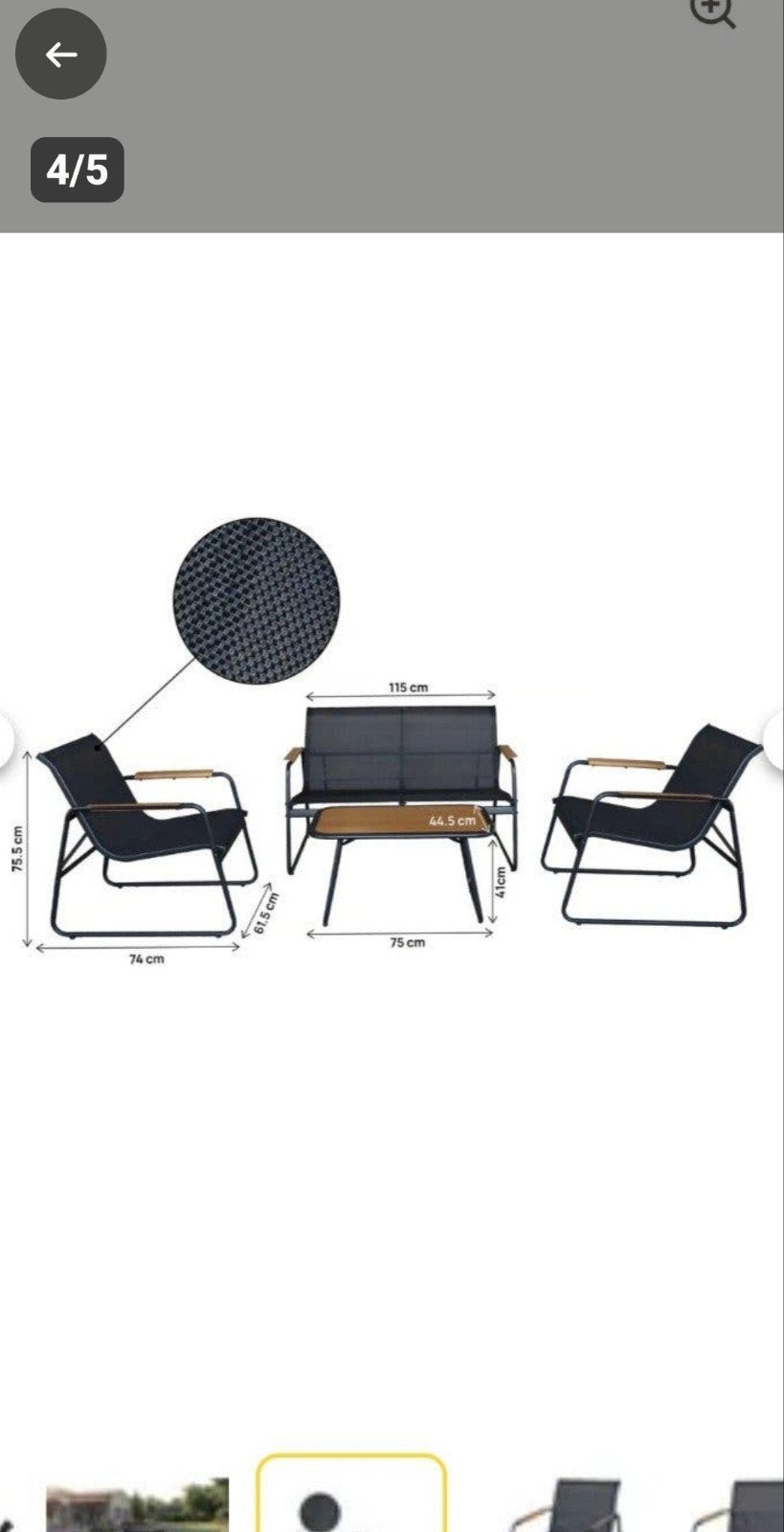 Tuinset, Tuin en Terras, Tuinsets en Loungesets, Nieuw, Ophalen of Verzenden