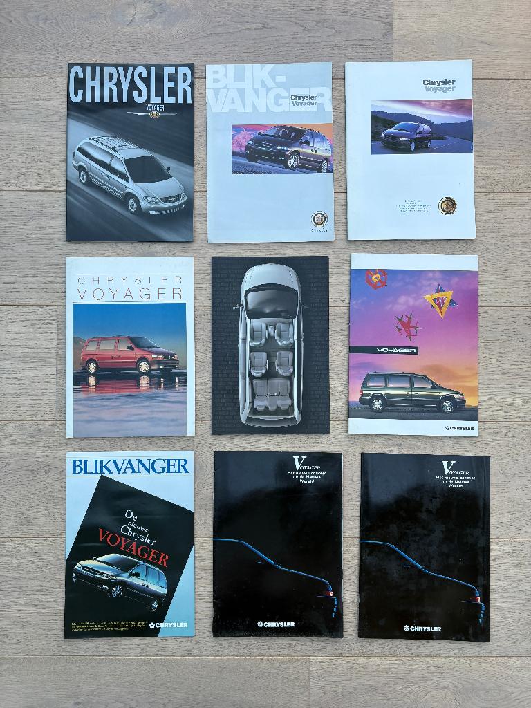 DÉPLIANTS CHRYSLER VOYAGER, Enlèvement ou Envoi