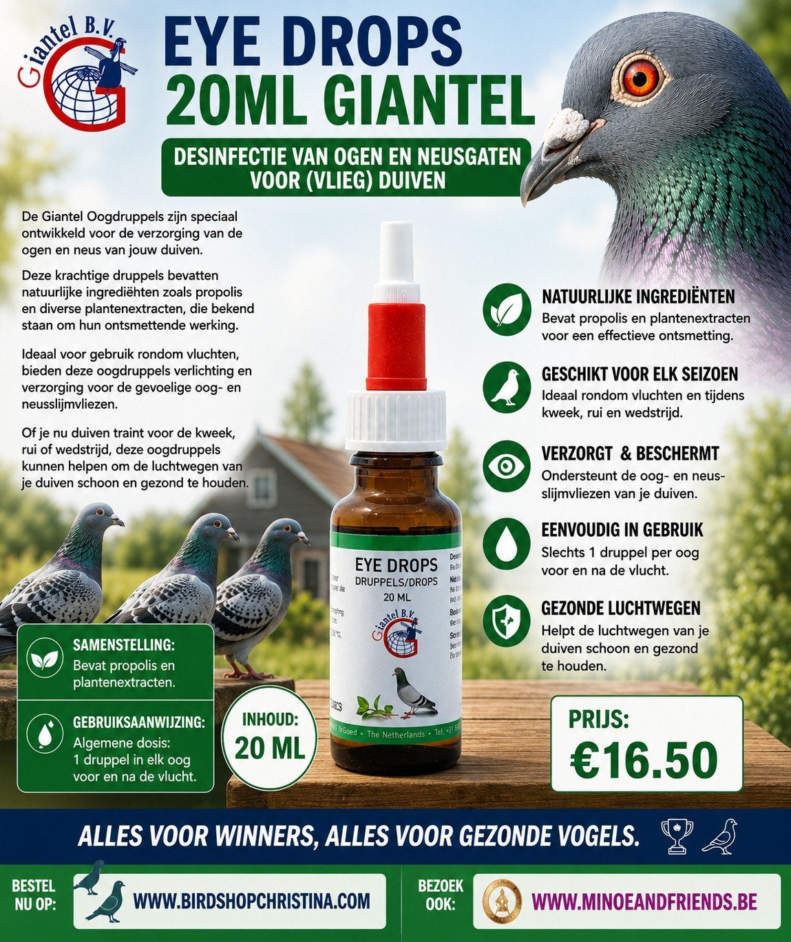Gouttes pour les yeux 20 ml (désinfection des yeux et des na, Enlèvement