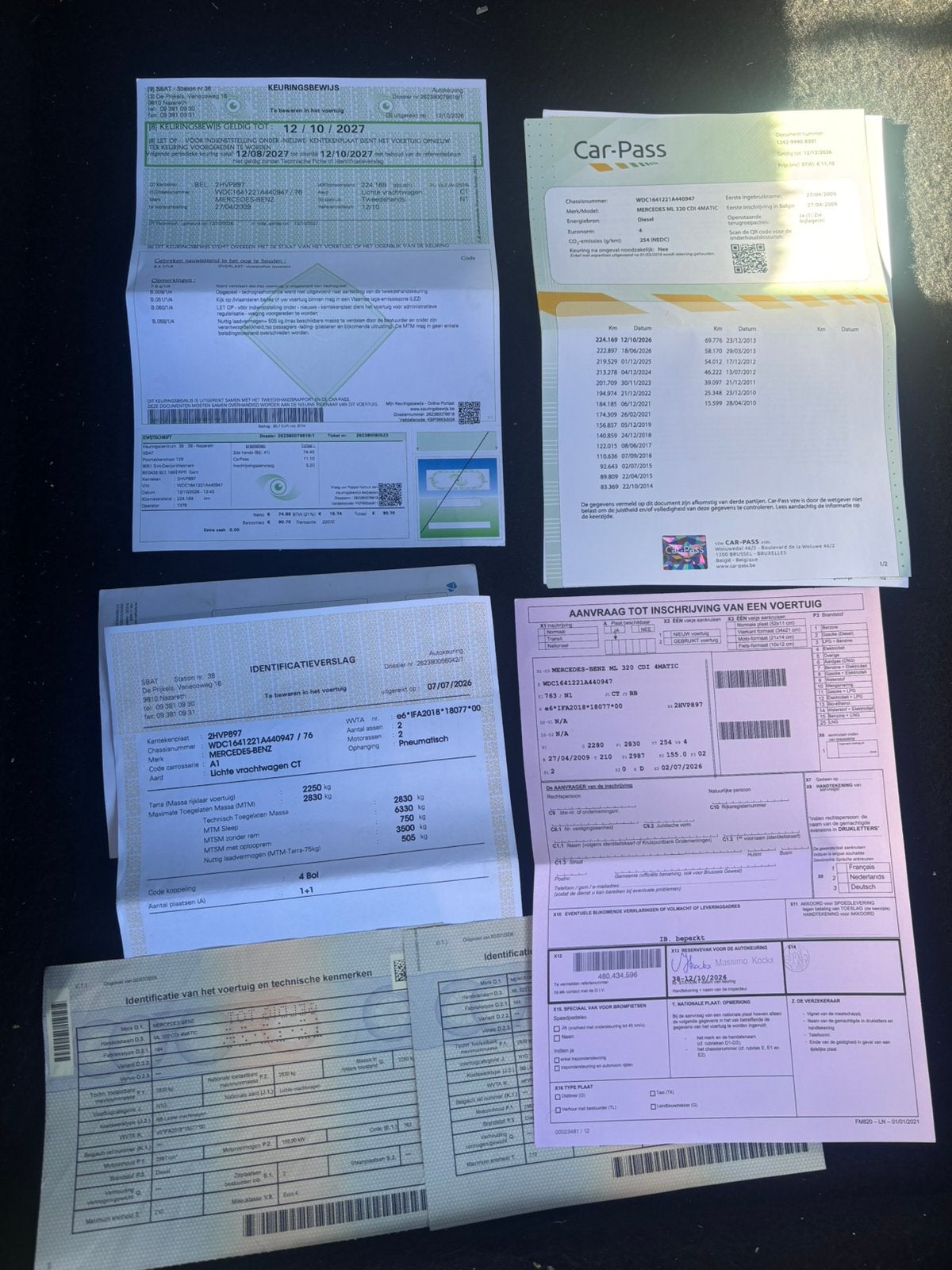 Mercedes Ml gekeurd voor verkoop lichte vracht, Automaat, Mercedes-Benz, Particulier, Te koop