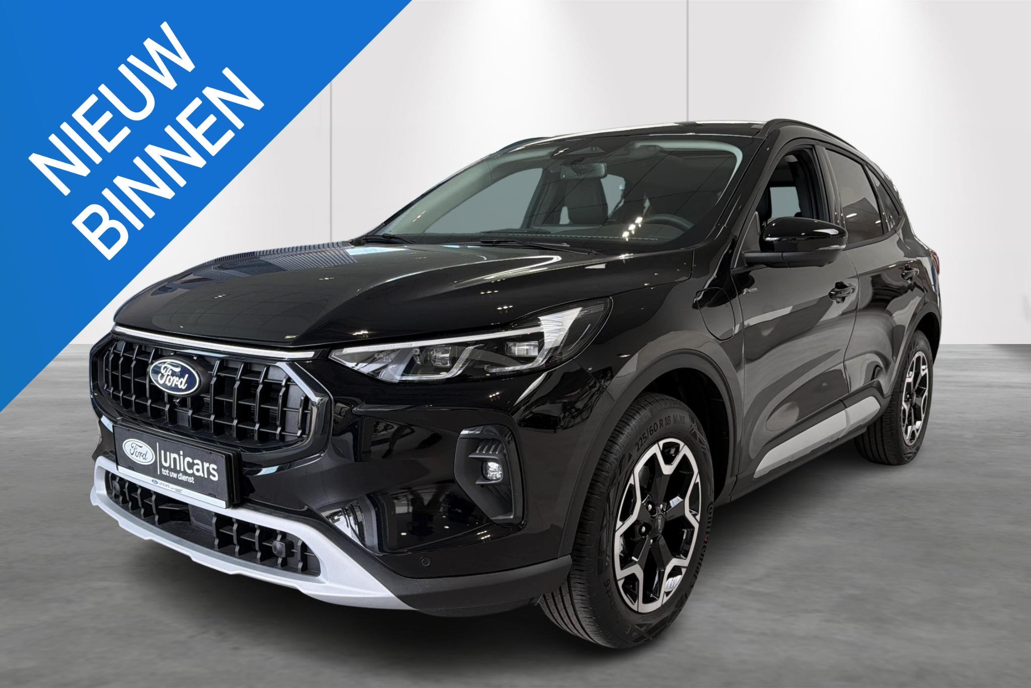 Ford Kuga 2.5i PHEV Aut. 178kW Active X met pano dak, Auto's, Ford, 4 cilinders, Zwart, Plug-in hybride, 5 zetels