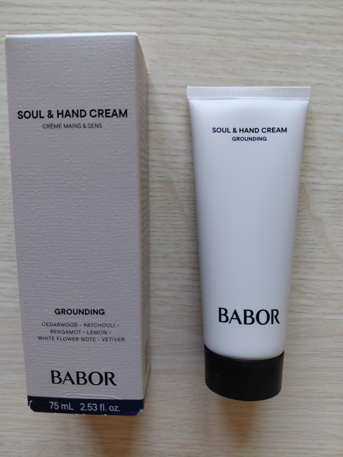 Babor handcrème (Soul & Hand Cream Grounding), nieuw, 75 ml, Handtassen en Accessoires, Uiterlijk | Lichaamsverzorging, Ophalen