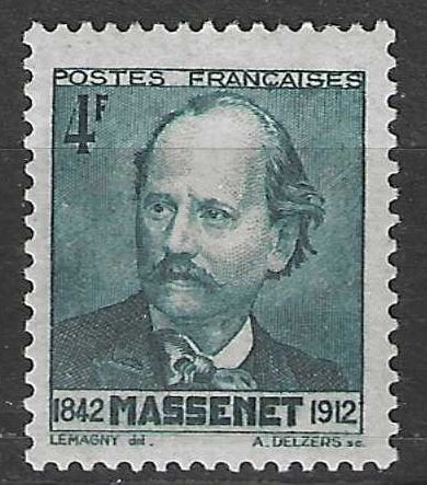 Frankrijk 1942 - Yvert 545 - Jules Massenet (PF), Verzenden, Postfris