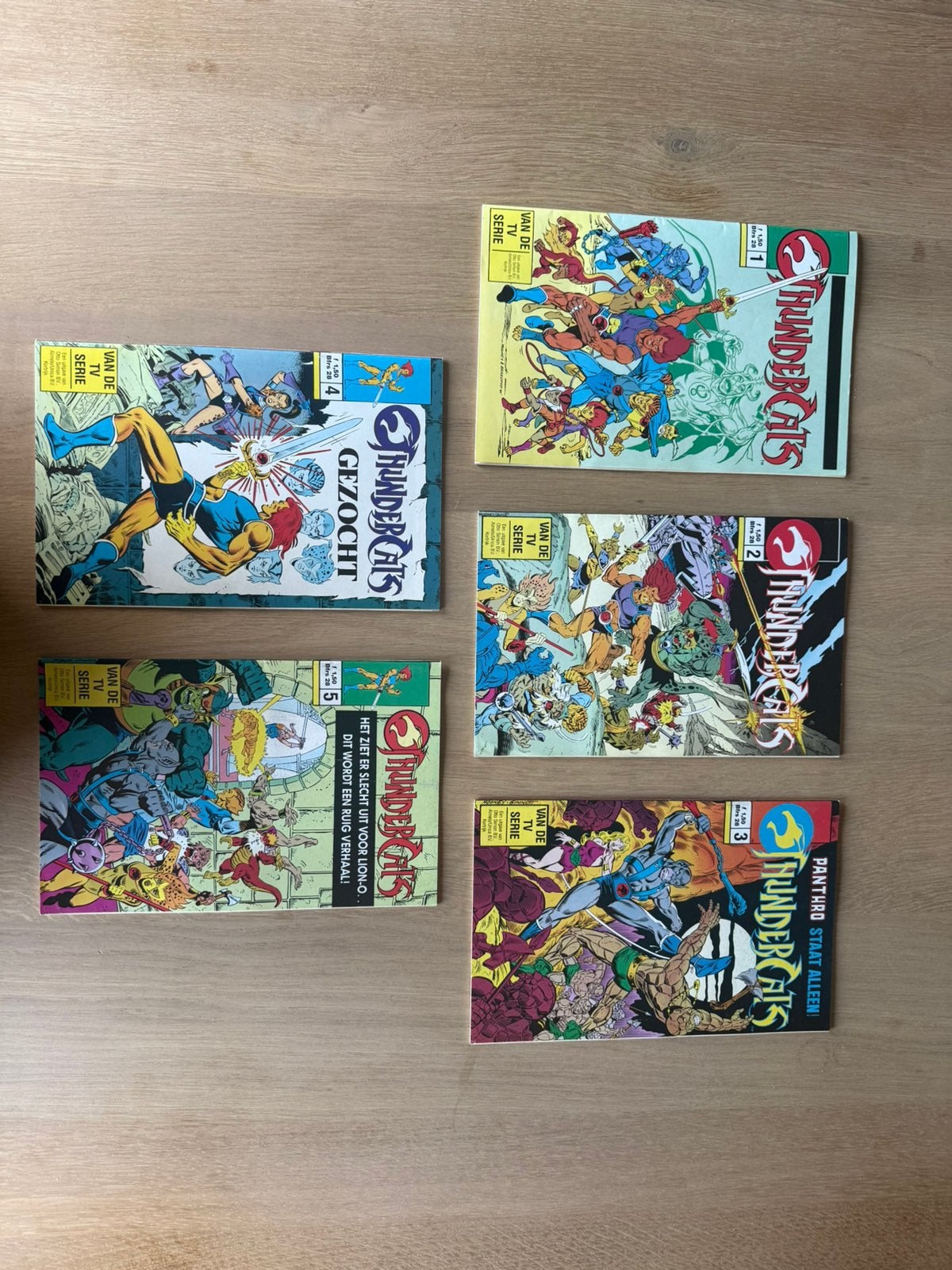 Strips thundercats 1 tem 5, Boeken, Ophalen, Zo goed als nieuw