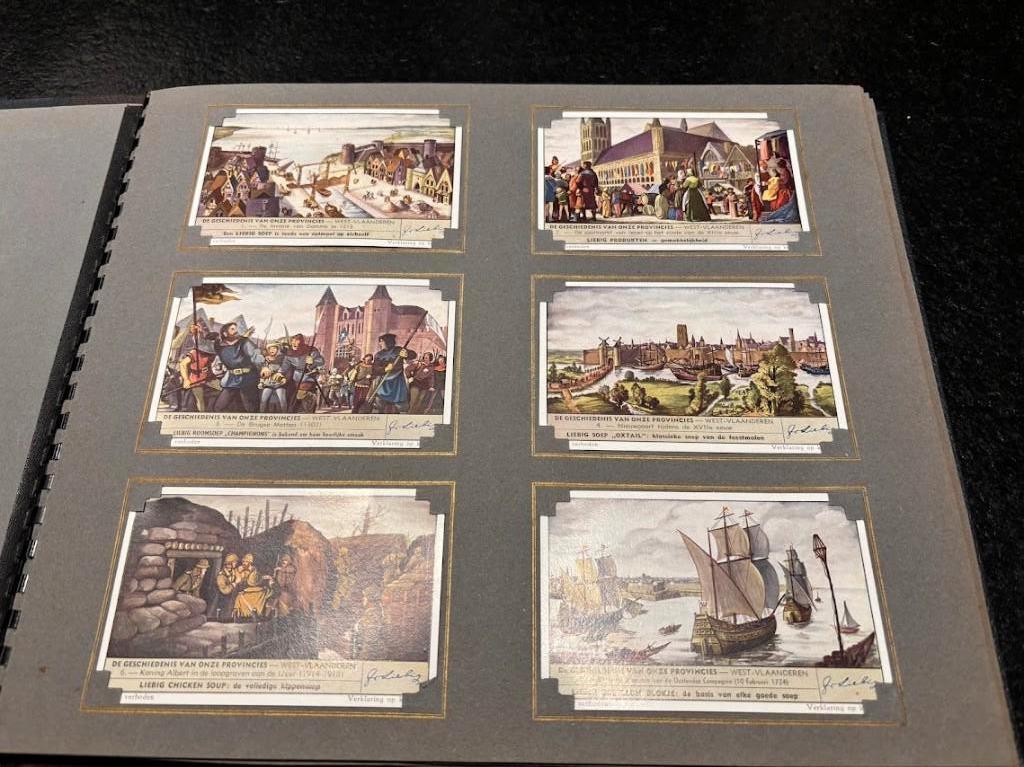liebig kaarten in album, Verzamelen, Ophalen