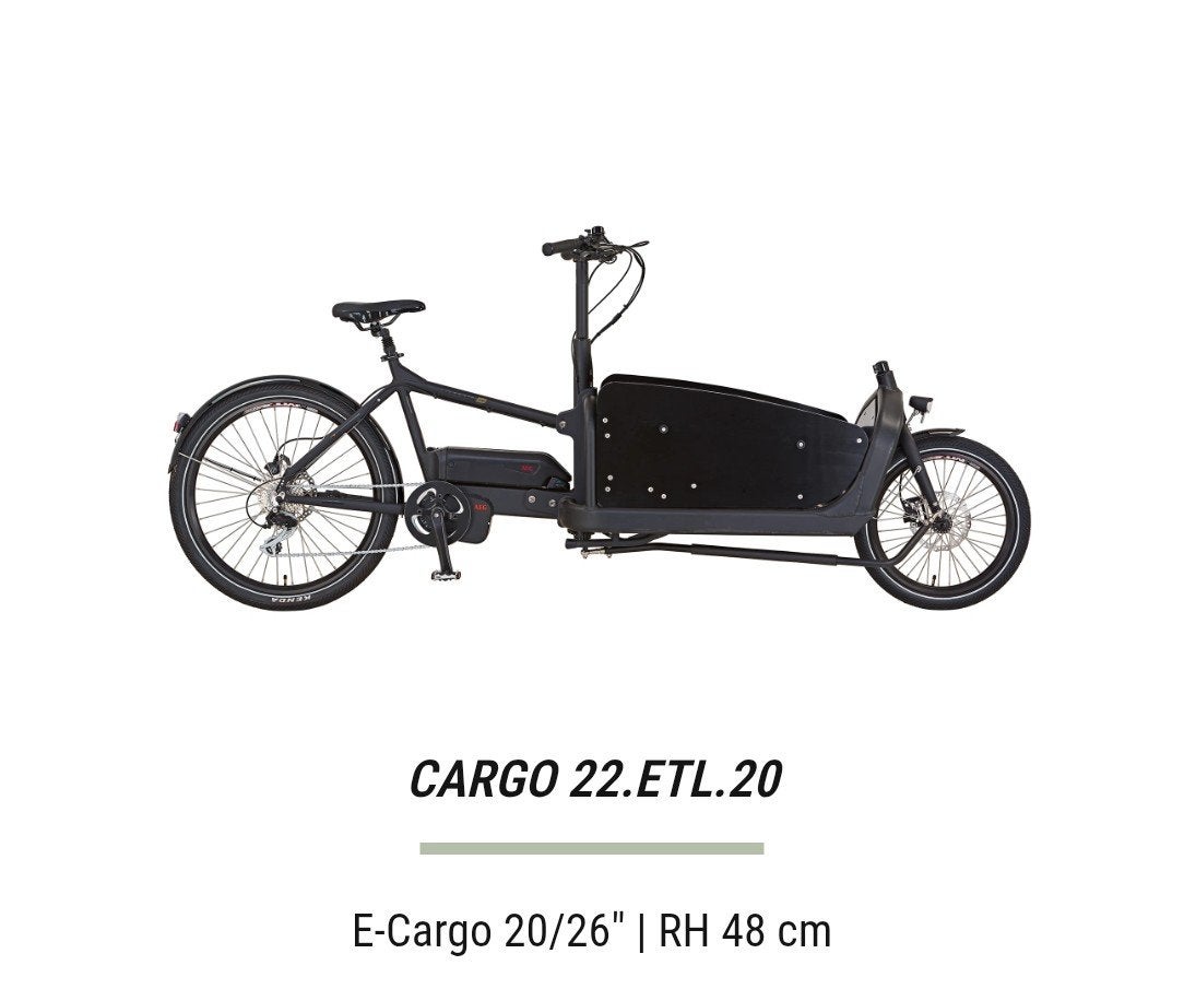 vélo cargo électrique à vendre (cargo 22 ETL 20), Enlèvement, Utilisé, Autres marques, Électrique